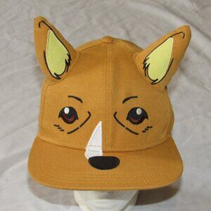 Cowboy Bebop Ein Data Dog Face Ears Snapback Hat Cap Adult One Size Anime